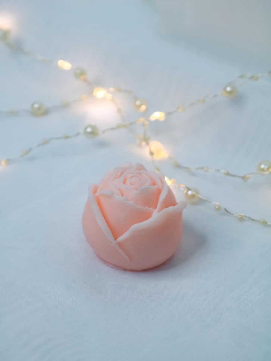 Marturii Nunta BOHO lumanare Bubble/Rose - imagine 7